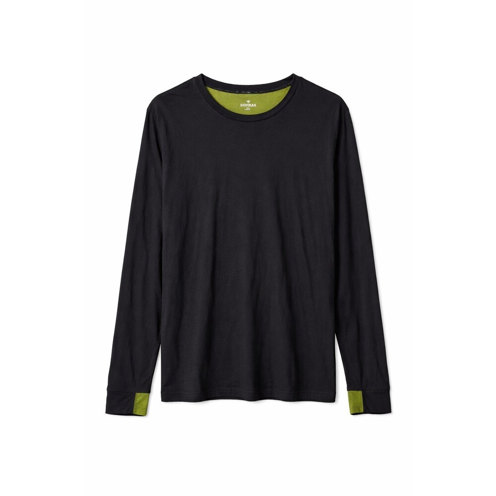 Bombas Be Better Base Layer Women’s Merino Wool Blend Long Sleeve Black Size 2X